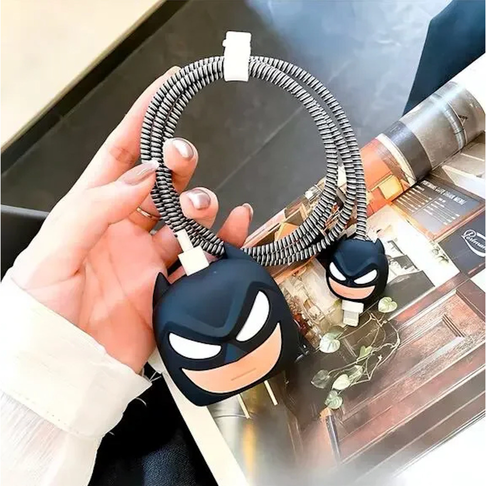 Copied - Batman DC iPhone Charger Cover Cable Protectors P73